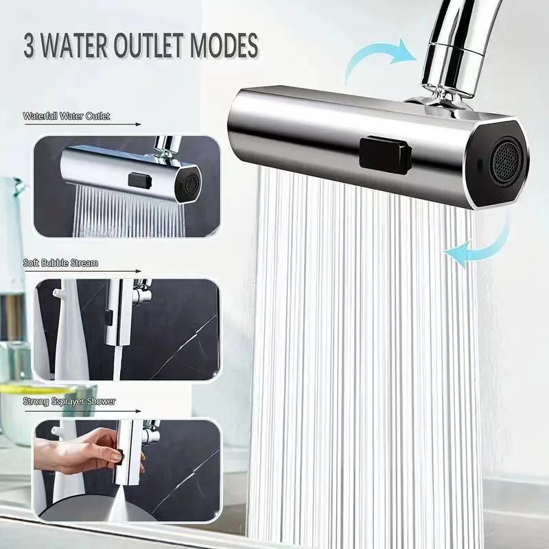 Home Kitchen Bathroom Marketing - New 3 Modes Kitchen Faucet Universal