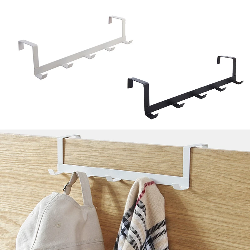 Home Kitchen Bathroom Marketing - Hooks Over The Door 5 Hooks
