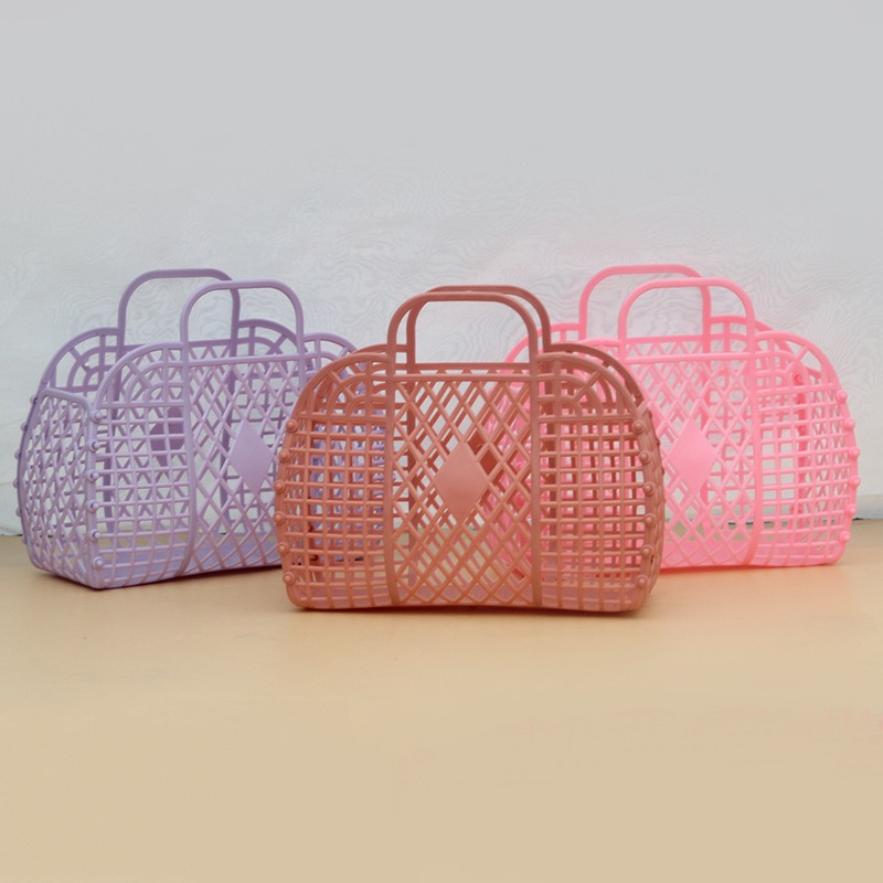 Home Bathroom Shower - Detachable Shower Basket Plastic Bath Jelly