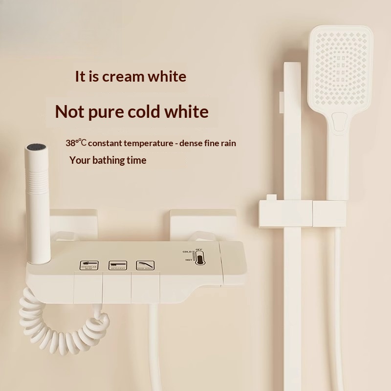 Home Bathroom Shower - Creamy Easy Topless Shower Set All