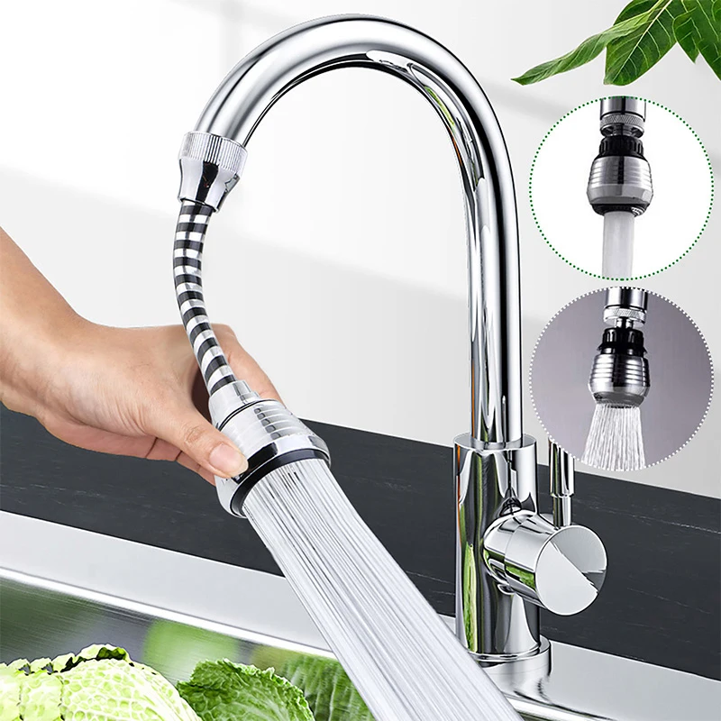 Home Kitchen Bathroom Marketing - Faucet Extender Nozzle Rotatable Faucet Adjustable