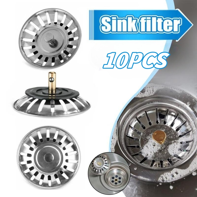 Home Kitchen Bathroom Marketing - 80MM Bathroom Sink Strainer Stainless Steel