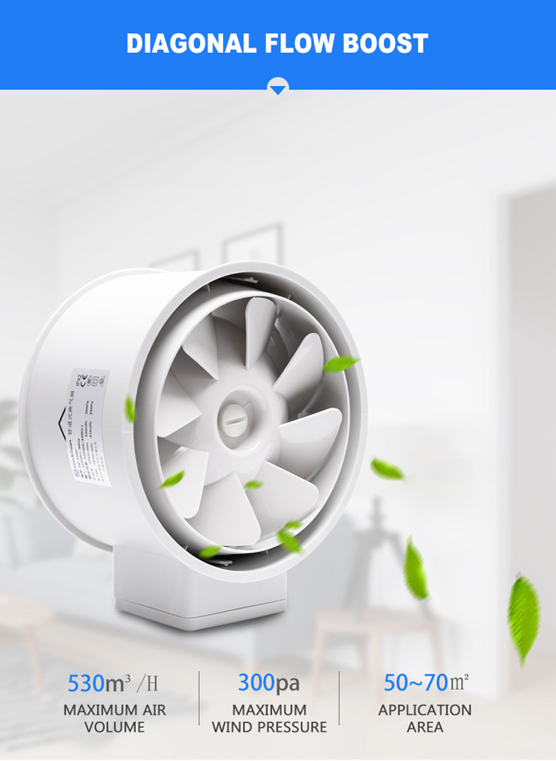 2026 6'' Inline Duct Fan Air V - đánh giá và giá Home Bathroom Extractor Fan