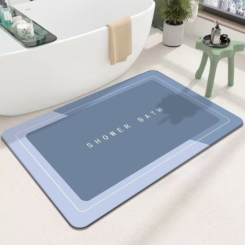 Absorbent Bathroom Bath Mat An - đánh giá và giá Jet Home Bathroom Mats