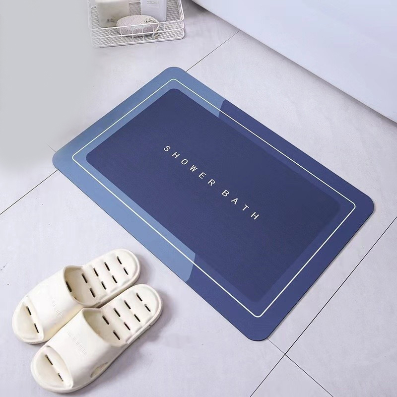 Absorbent Bathroom Bath Mat An - đánh giá và giá Jet Home Bathroom Mats