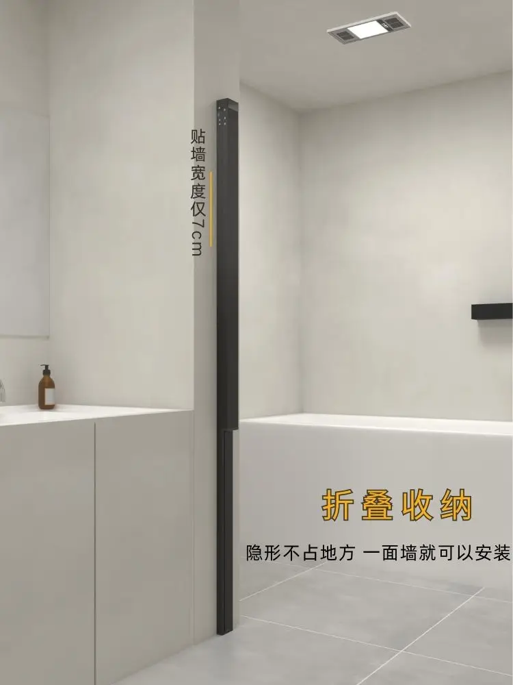 Invisible folding shower curta - đánh giá và giá Home Bathroom Partition