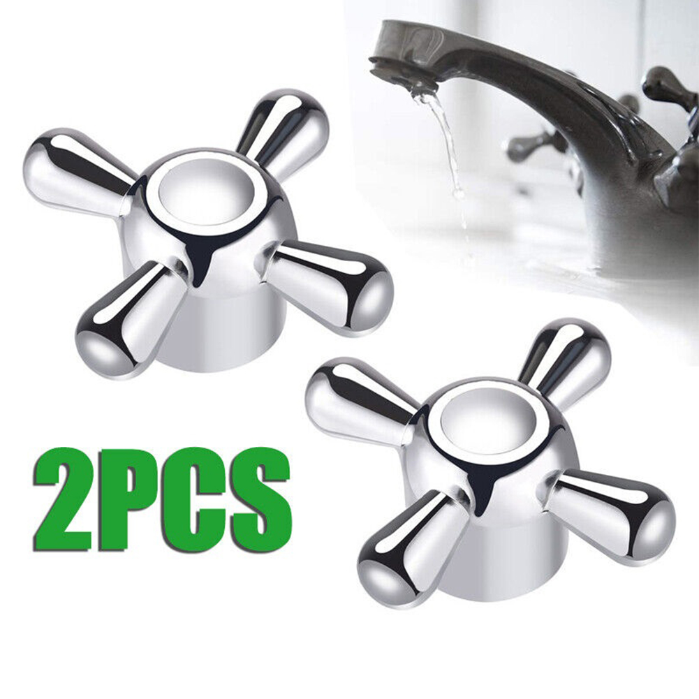 2pcs Cross Faucet Handle Knob  - đánh giá và giá Home Kitchen Bathroom Marketing