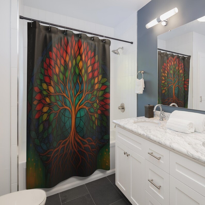 Bohemian Tree of Life Shower C - đánh giá và giá Home Bathroom Design Ideas
