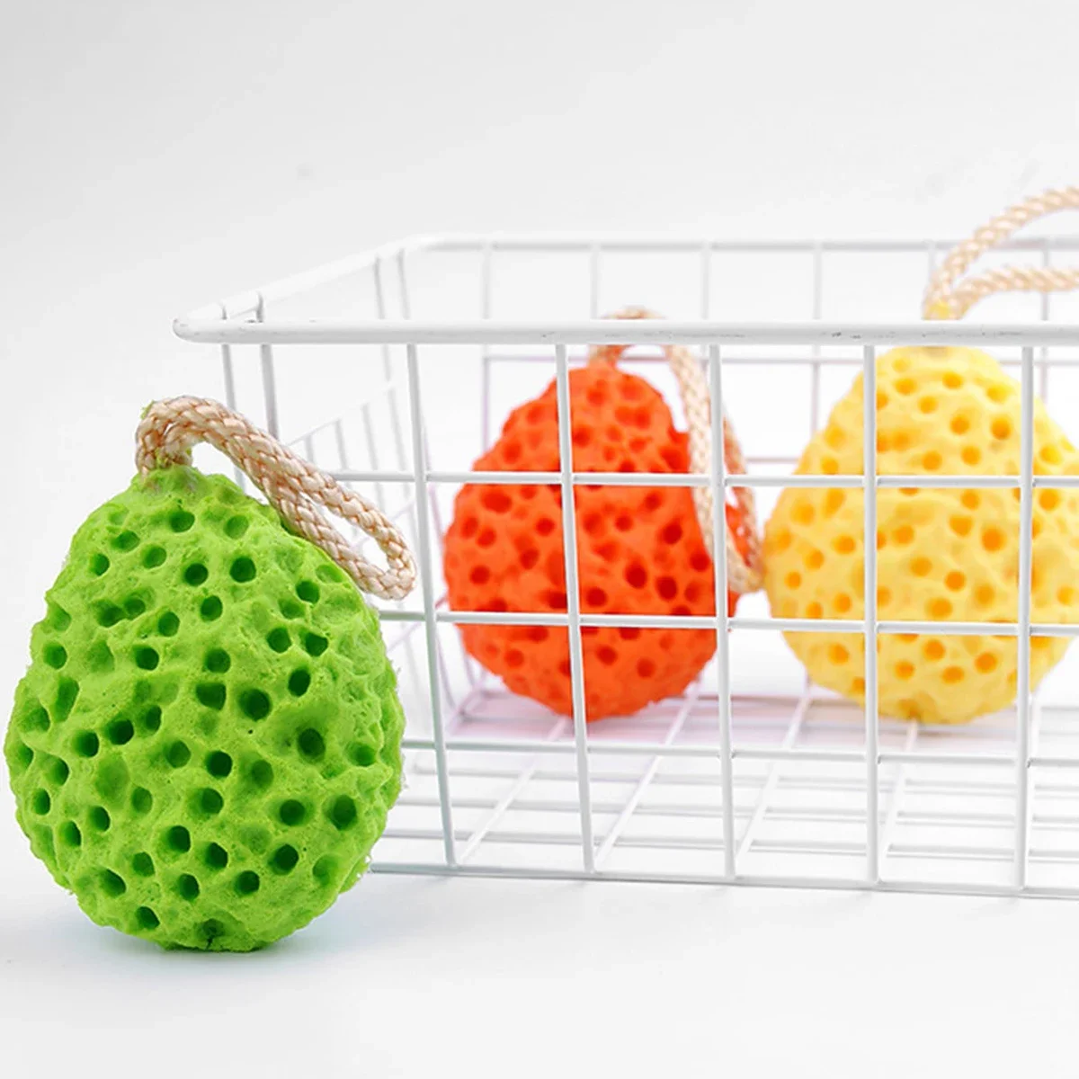 1pc-Honeycomb shower sponge bo - đánh giá và giá Home Bathroom Spa