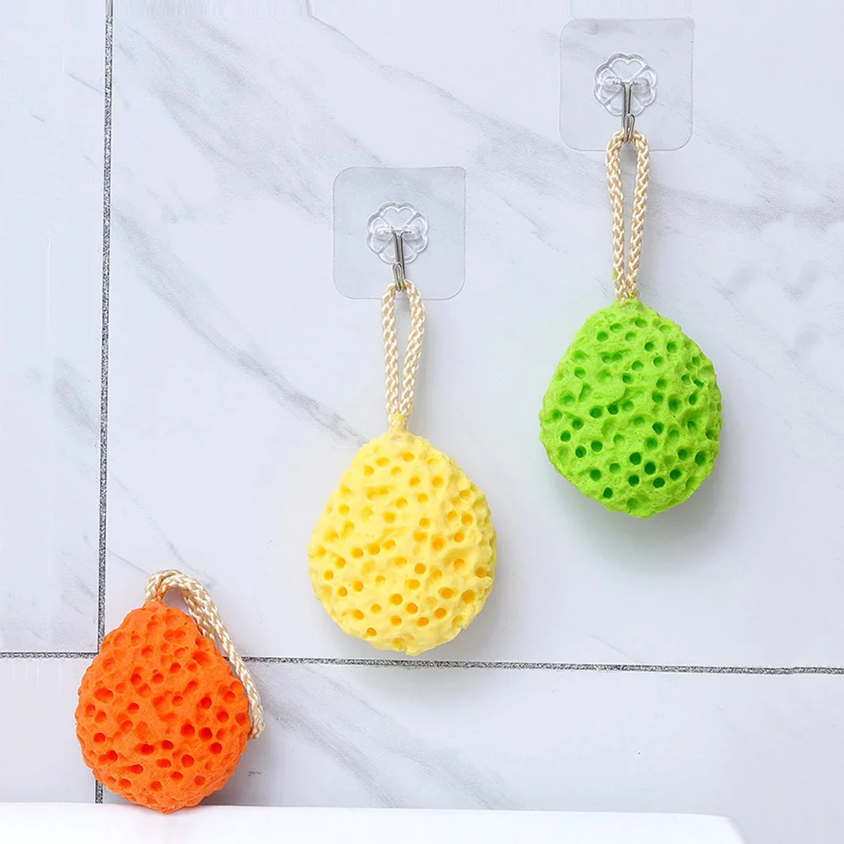 1pc-Honeycomb shower sponge bo - đánh giá và giá Home Bathroom Spa