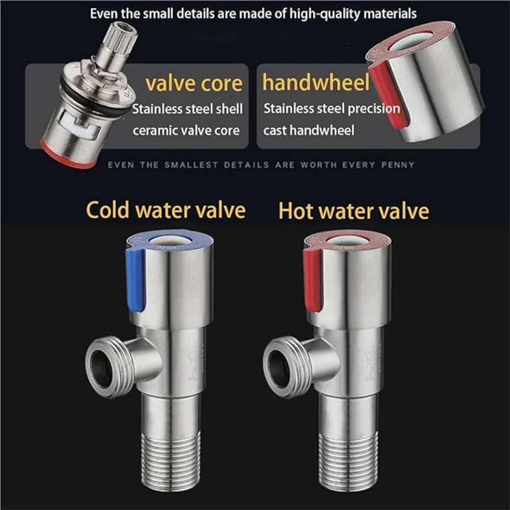 Stainless Steel Hot Cold Inlet - đánh giá và giá Home Kitchen Bathroom Marketing
