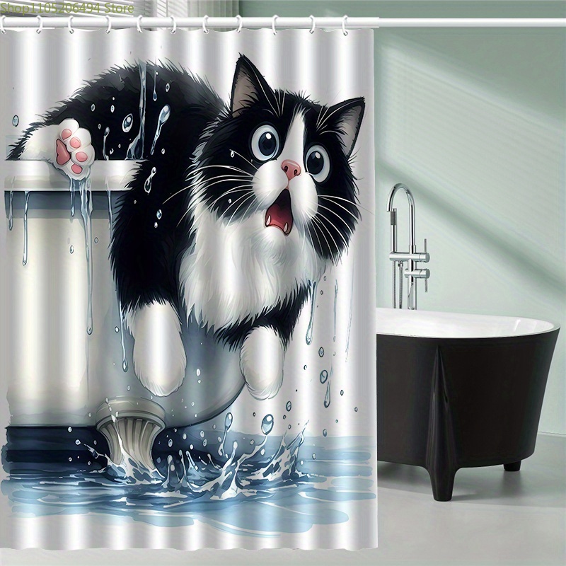 Funny Cat Jumping from Bathtub - đánh giá và giá Home Bathroom Design Ideas
