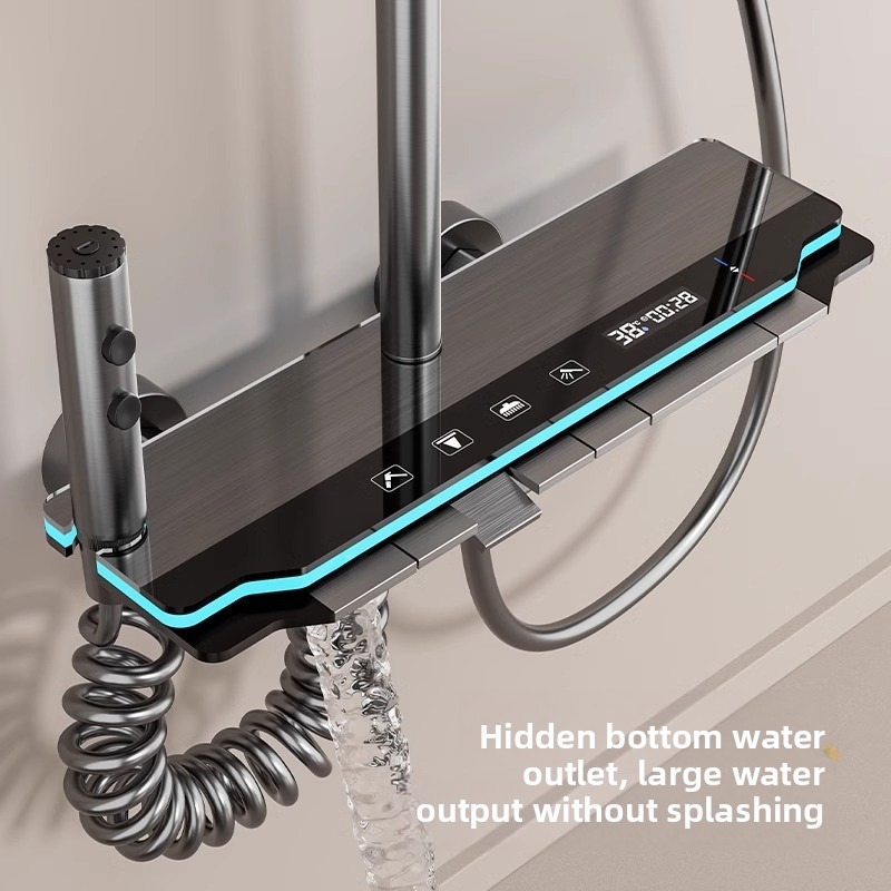 Digital Shower Head Set Pressu - đánh giá và giá Home Bathroom Shower