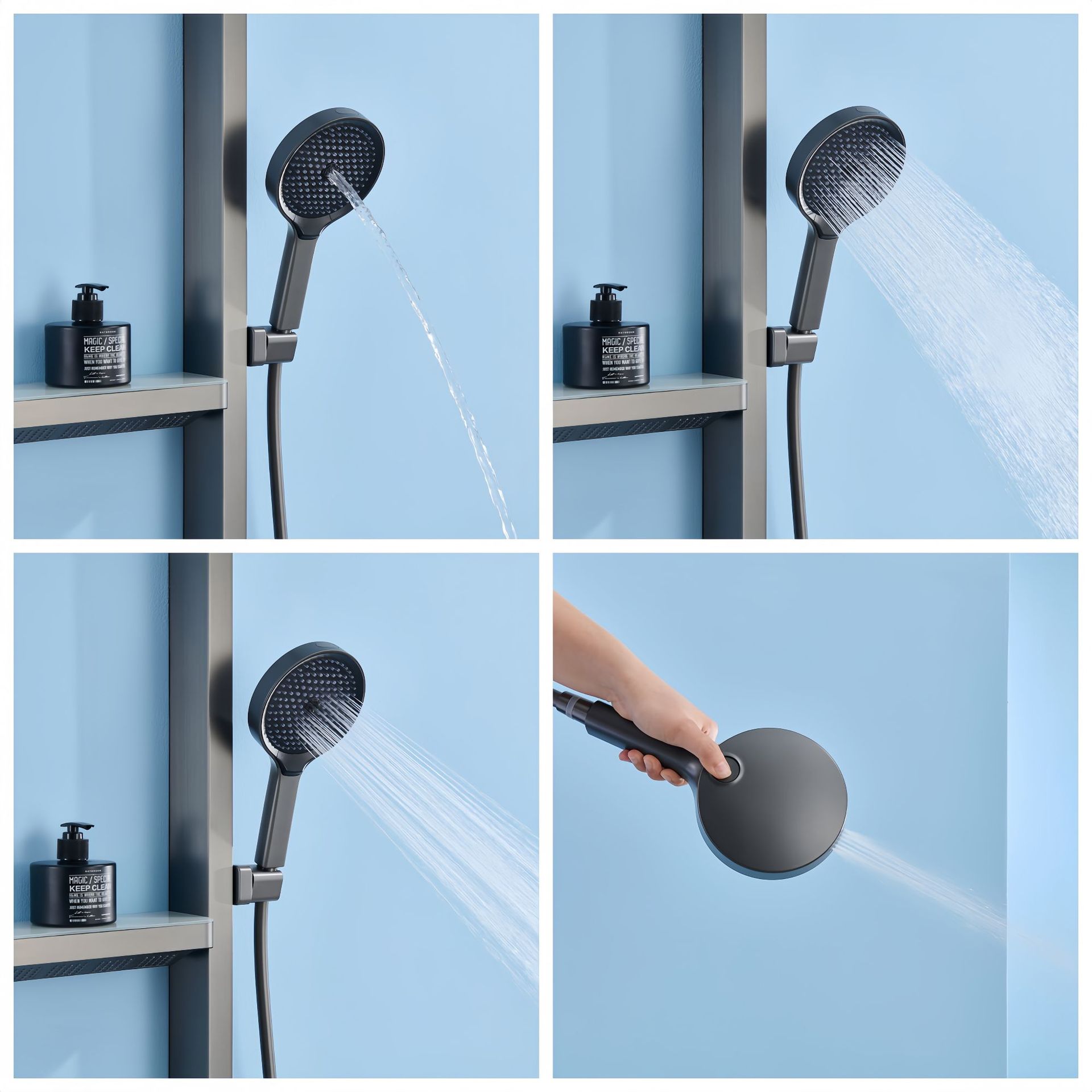Rain Shower Set, LED Digital D - đánh giá và giá Home Bathroom Shower
