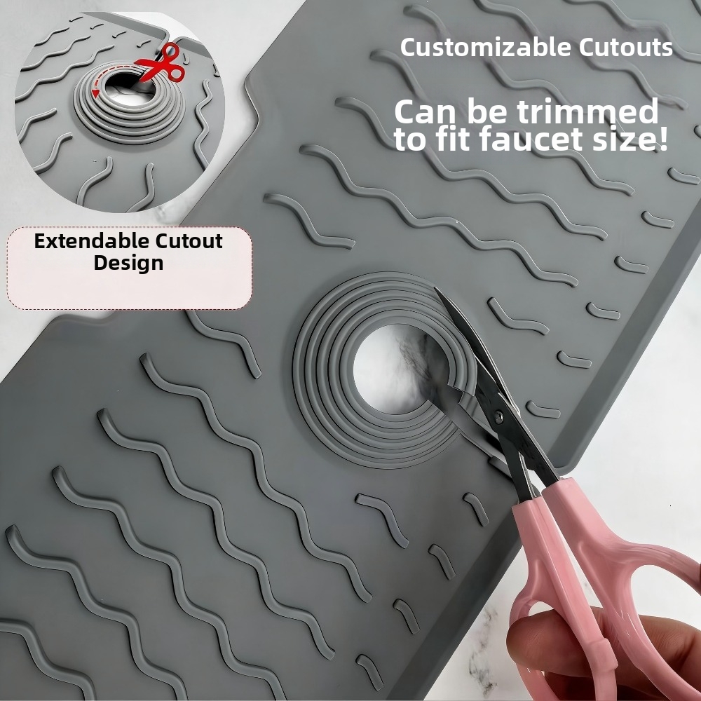 New Silicone Faucet Drain Mat  - đánh giá và giá Home Kitchen Bathroom Marketing