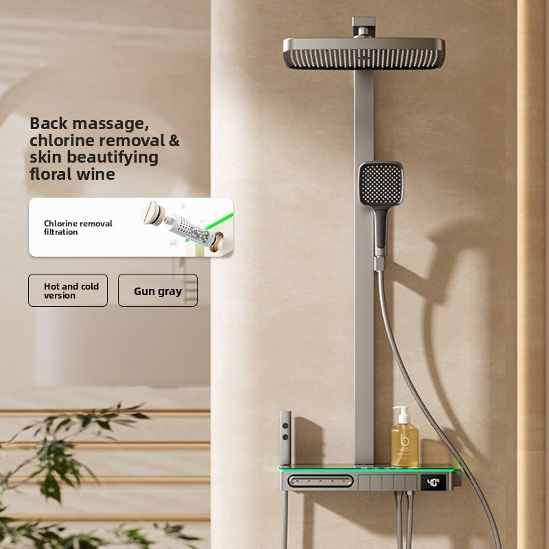 Smart Digital Display Dechlori - đánh giá và giá Home Bathroom Shower