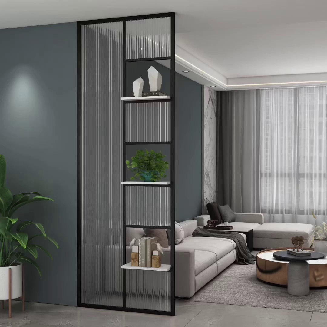 Simple Modern Corrugated Tempe - đánh giá và giá Home Bathroom Partition