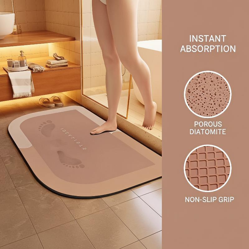 Super Absorbent Bath Mat Non S - đánh giá và giá Jet Home Bathroom Mats