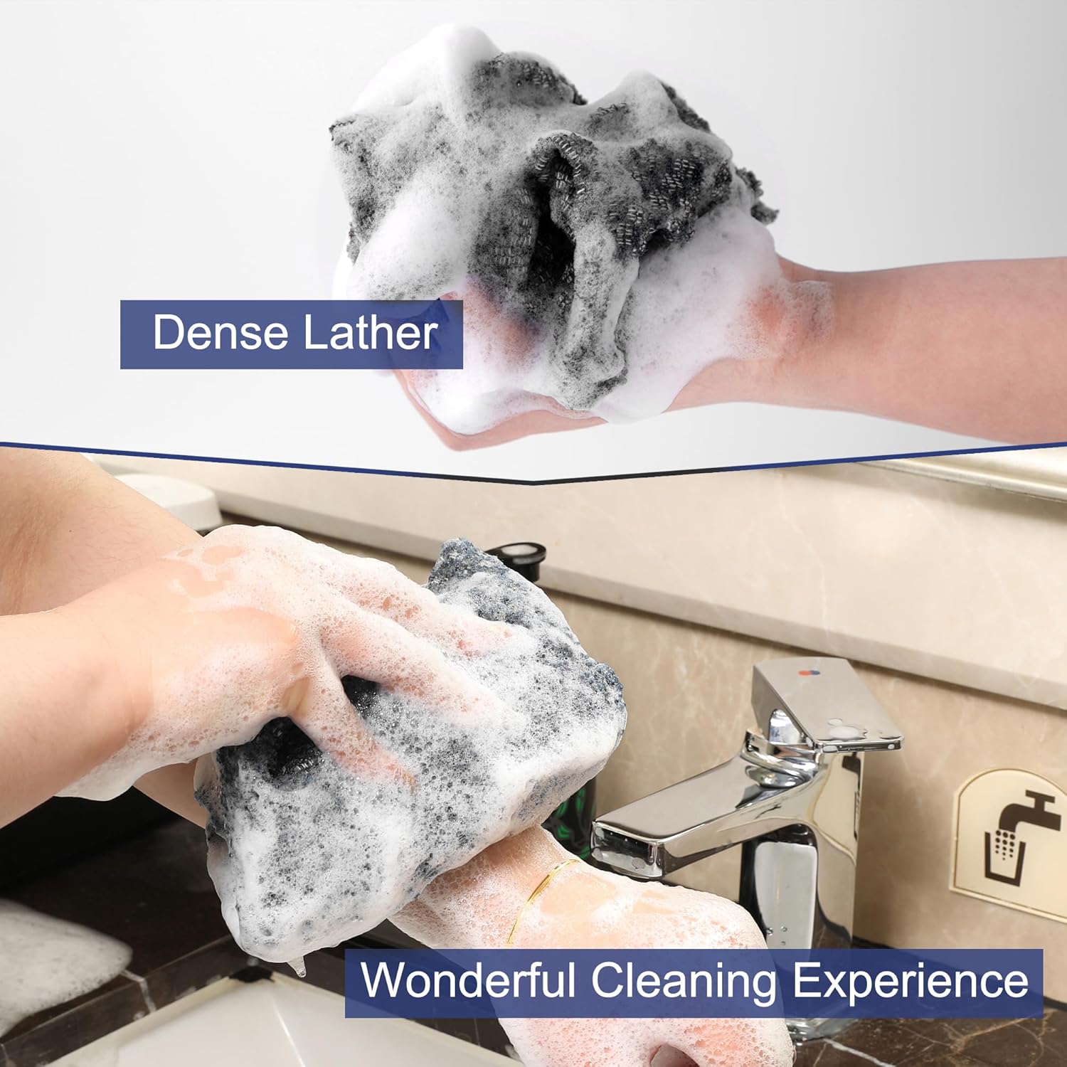 Exfoliating Body Wash Towel So - đánh giá và giá Home Bathroom Spa