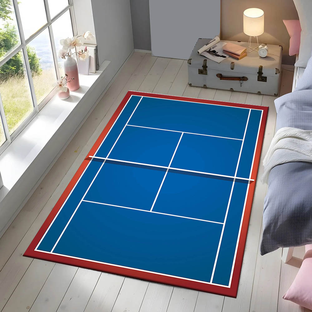 Tennis Court Design Area Rug N - đánh giá và giá Home Toilet Bathroom Design