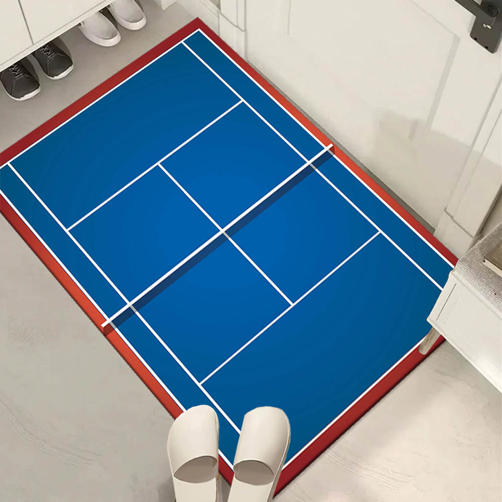 Tennis Court Design Area Rug N - đánh giá và giá Home Toilet Bathroom Design