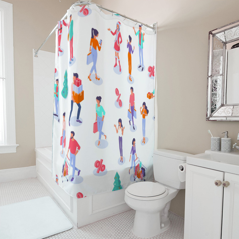 TU Shopping Lovers Shower Curt - đánh giá và giá Home Bathroom Design Ideas