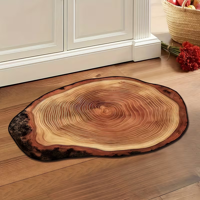 1pc Exquisite Simulated Wood T - đánh giá và giá Jet Home Bathroom Mats
