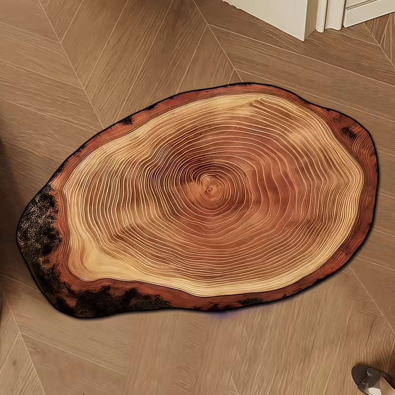 1pc Exquisite Simulated Wood T - đánh giá và giá Jet Home Bathroom Mats