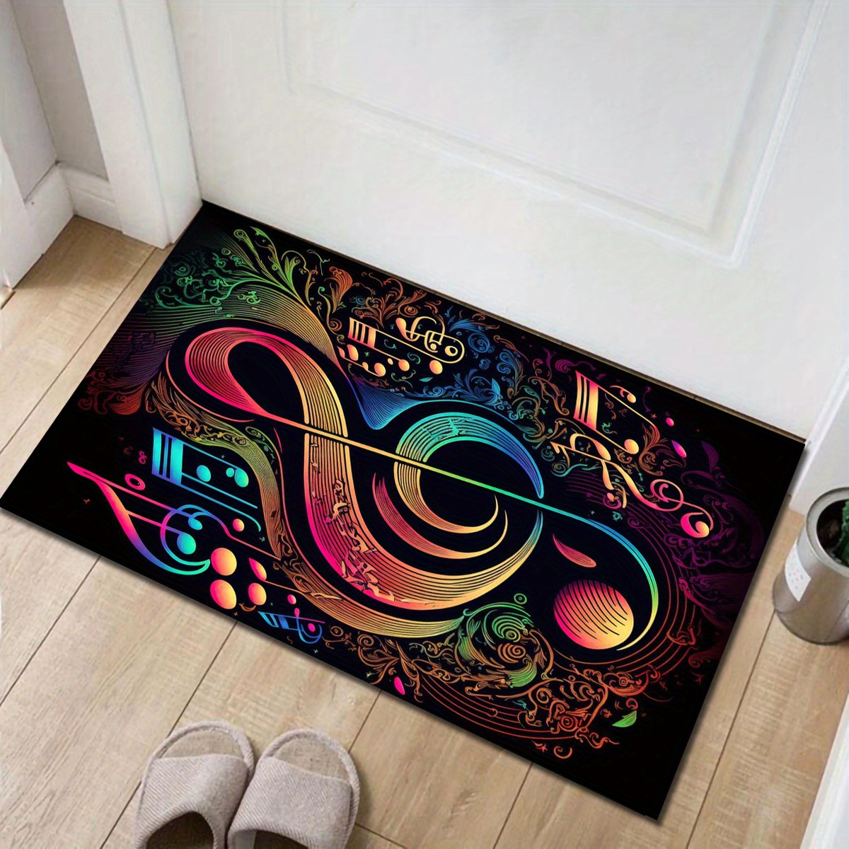Musical Notes Non-Slip Floor M - đánh giá và giá Home Toilet Bathroom Design