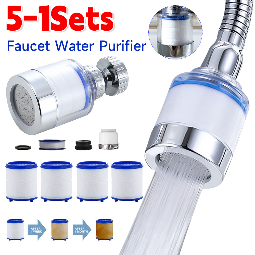 1-5Set Faucet Water Filter Ele - đánh giá và giá Home Bathroom Water Filter