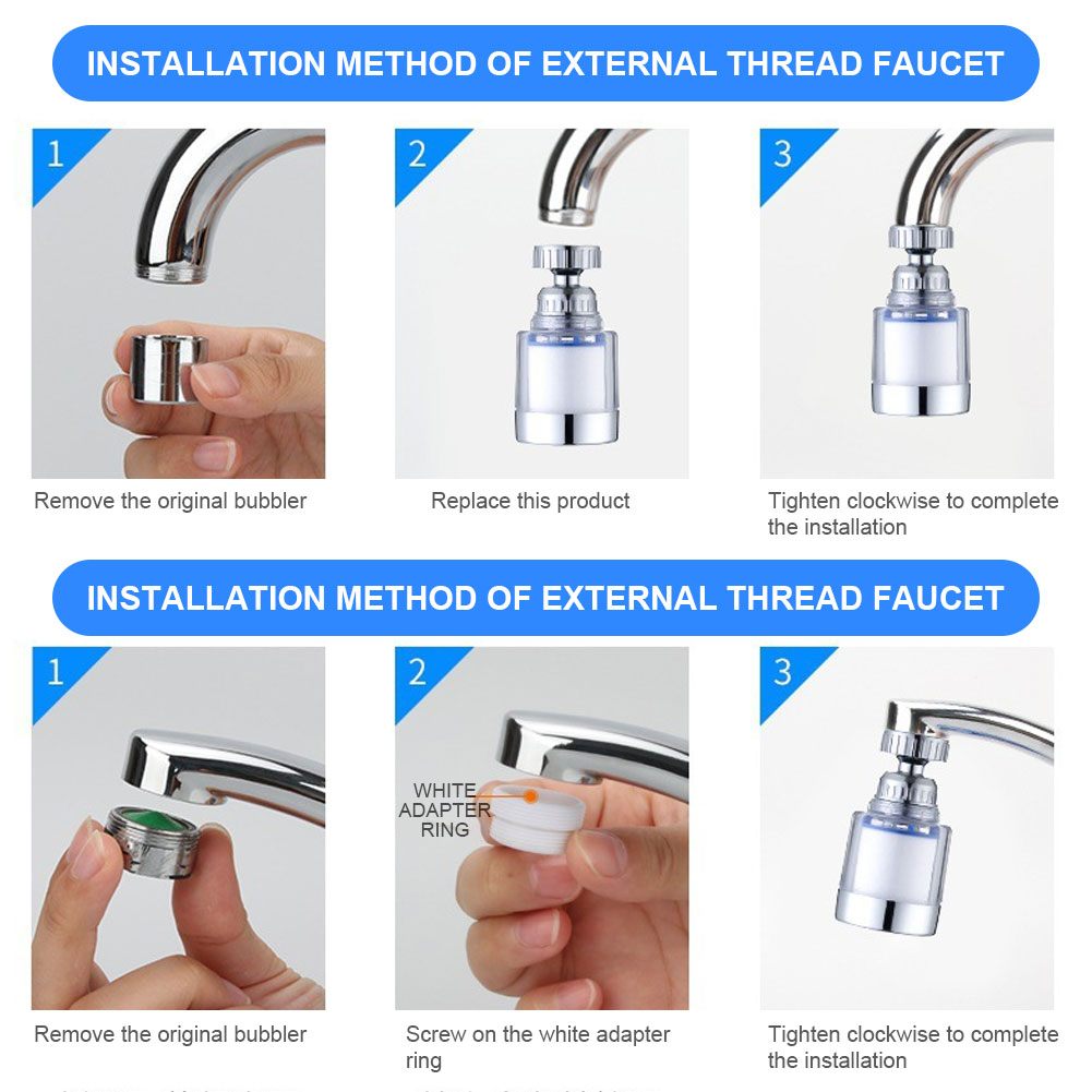 1-5Set Faucet Water Filter Ele - đánh giá và giá Home Bathroom Water Filter