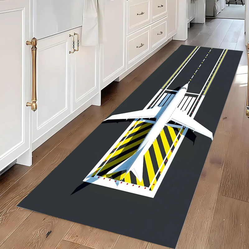 Top View Airport Apron Yellow  - đánh giá và giá Jet Home Bathroom Mats