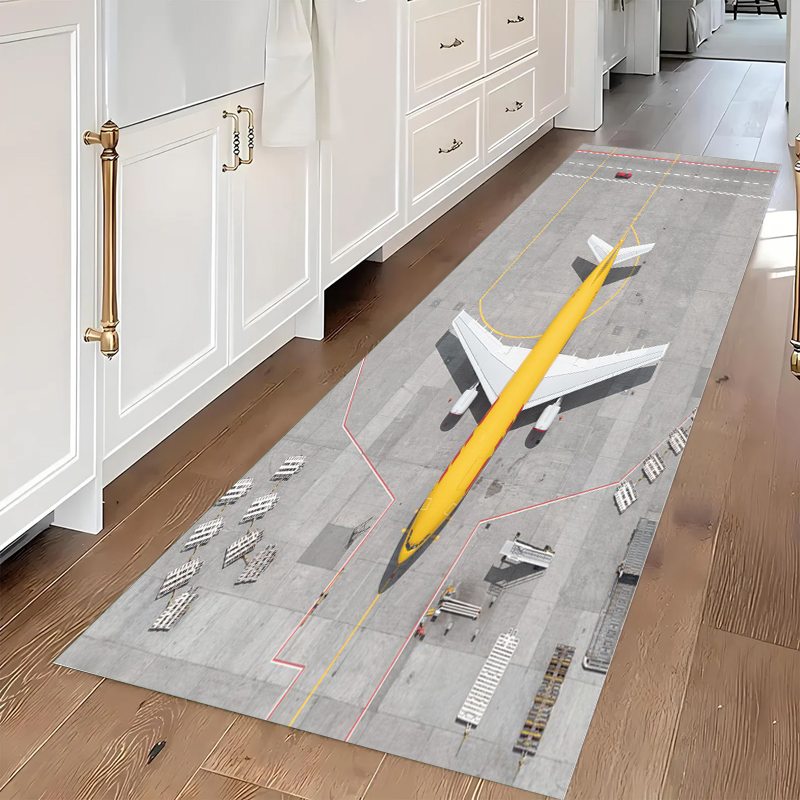 Top View Airport Apron Yellow  - đánh giá và giá Jet Home Bathroom Mats