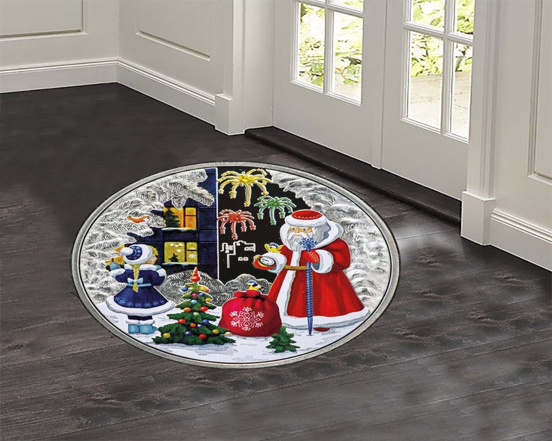 Christmas Tree Round Rug, Xmas - đánh giá và giá Home Bathroom Design Ideas