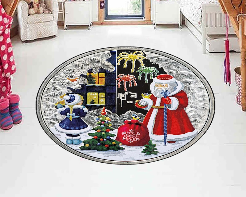 Christmas Tree Round Rug, Xmas - đánh giá và giá Home Bathroom Design Ideas