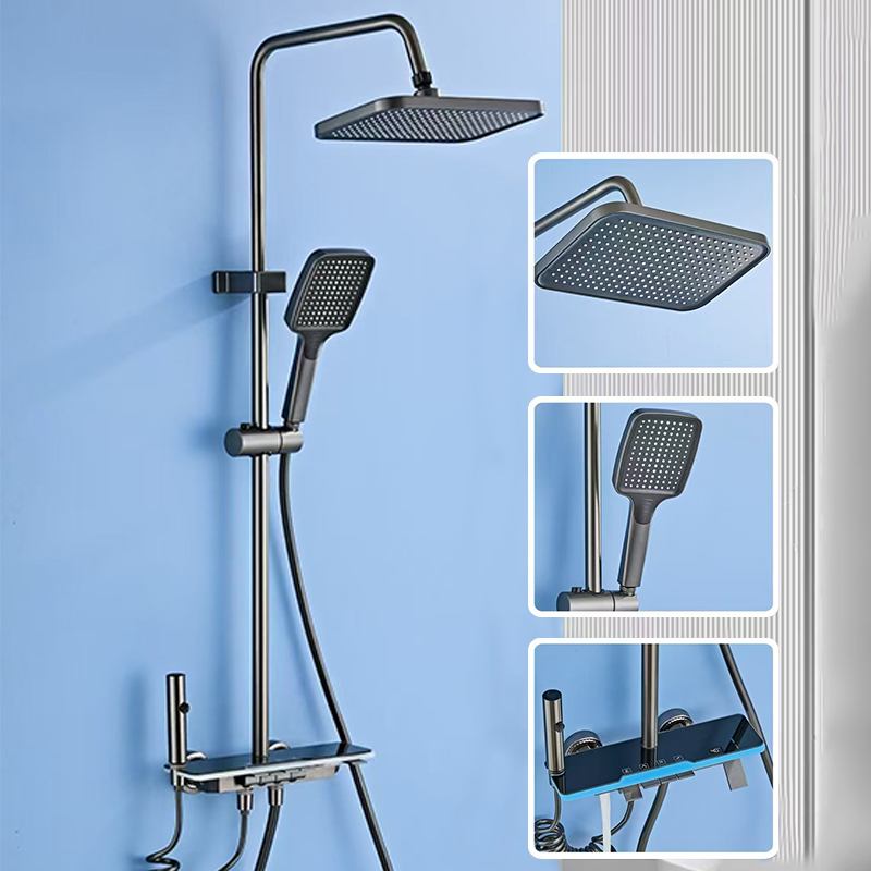 Shower Head Set Full Copper Ho - đánh giá và giá Home Bathroom Shower